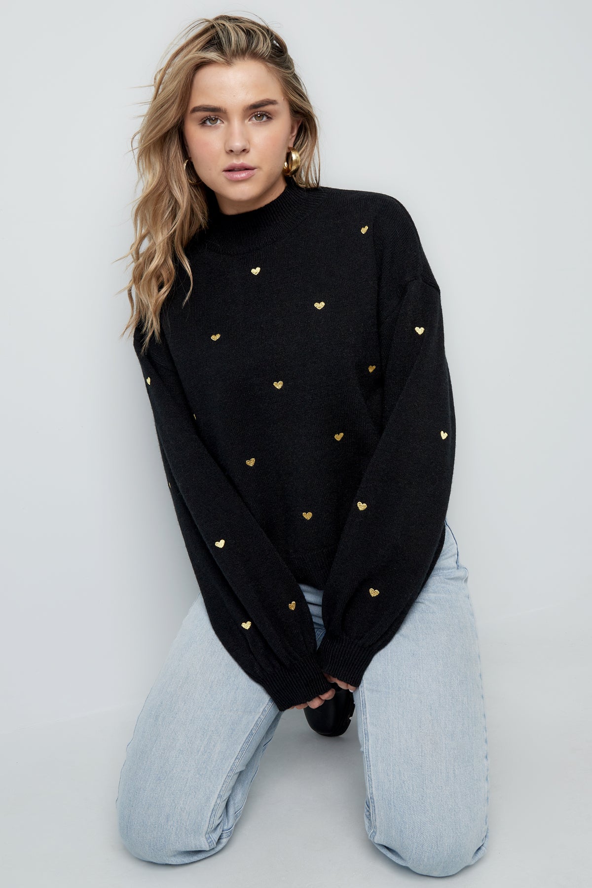 Sweetheart Sweater Black