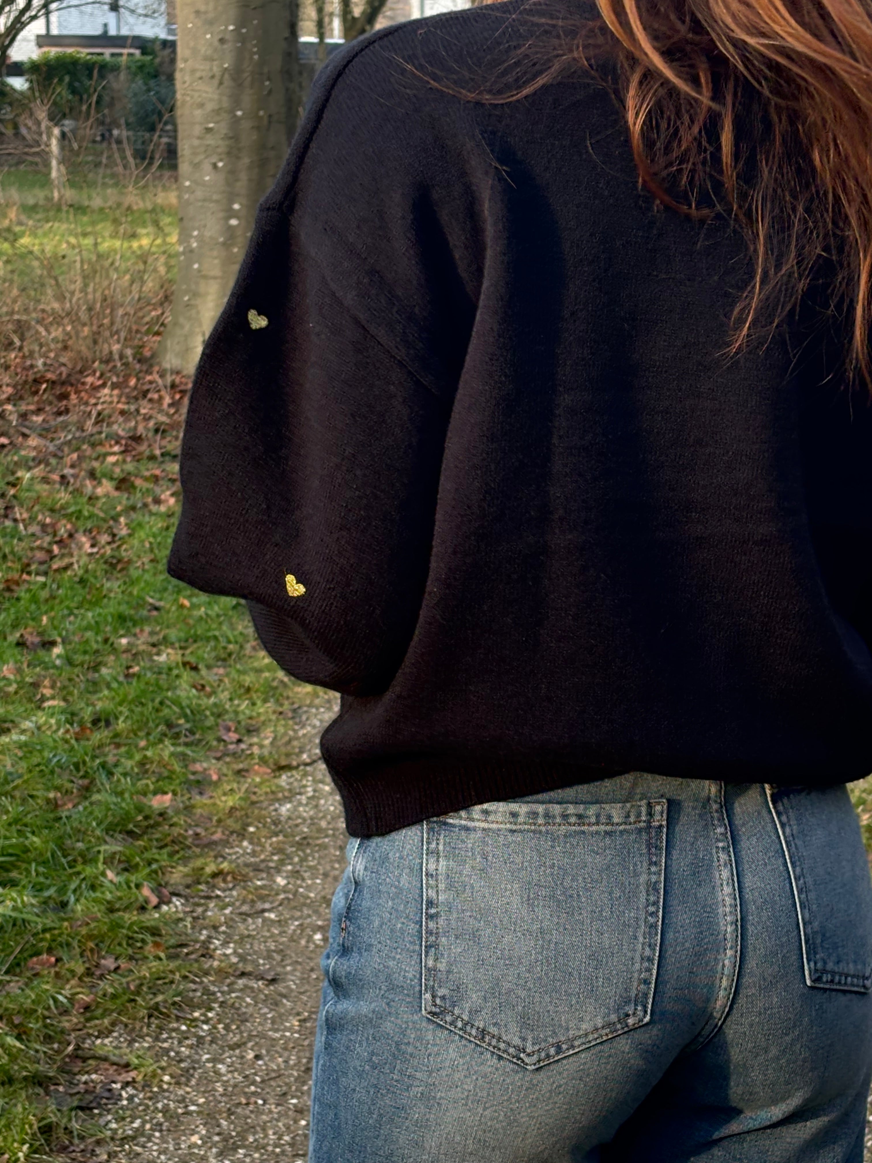 Sweetheart Sweater Black