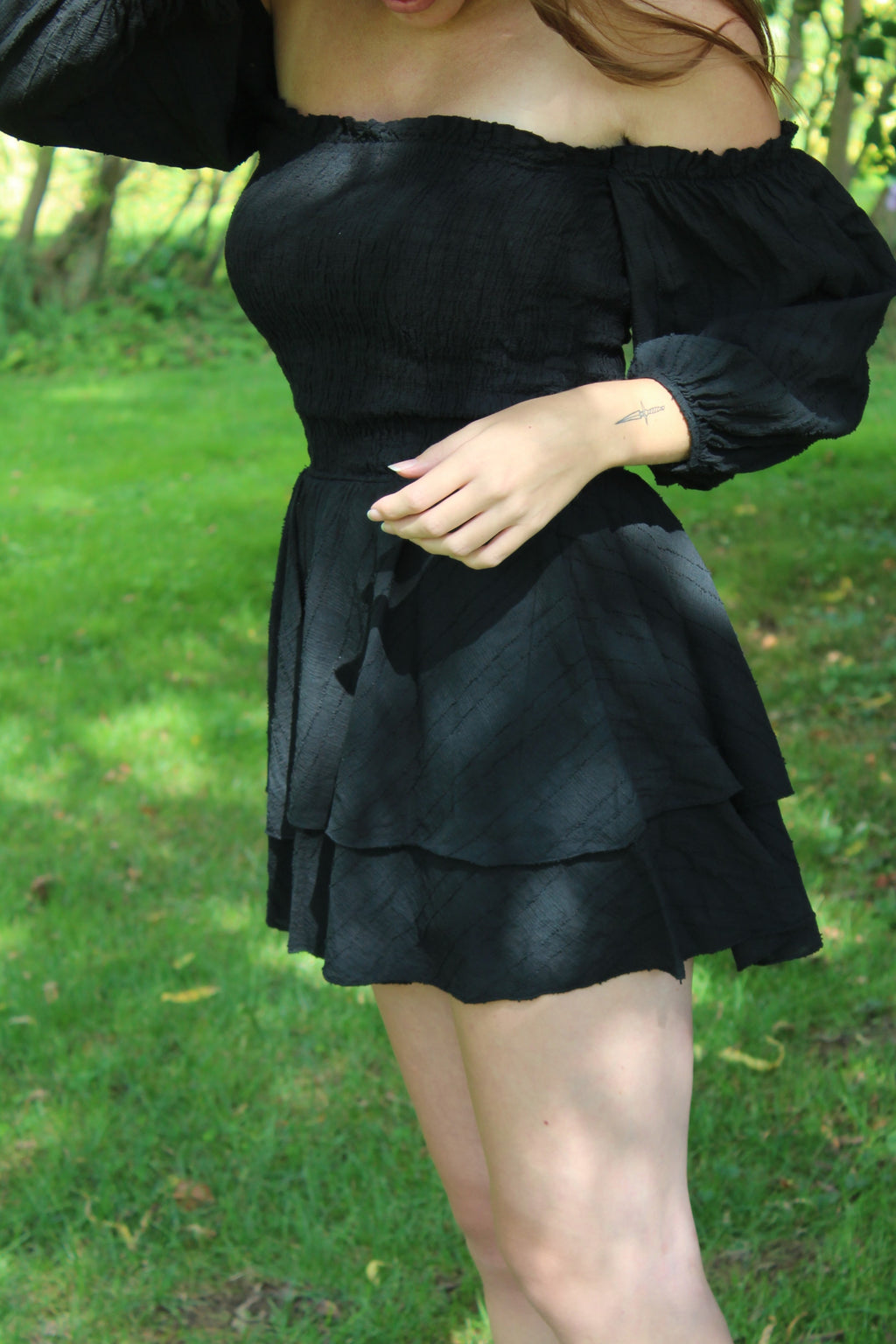 Lina Playsuit Black