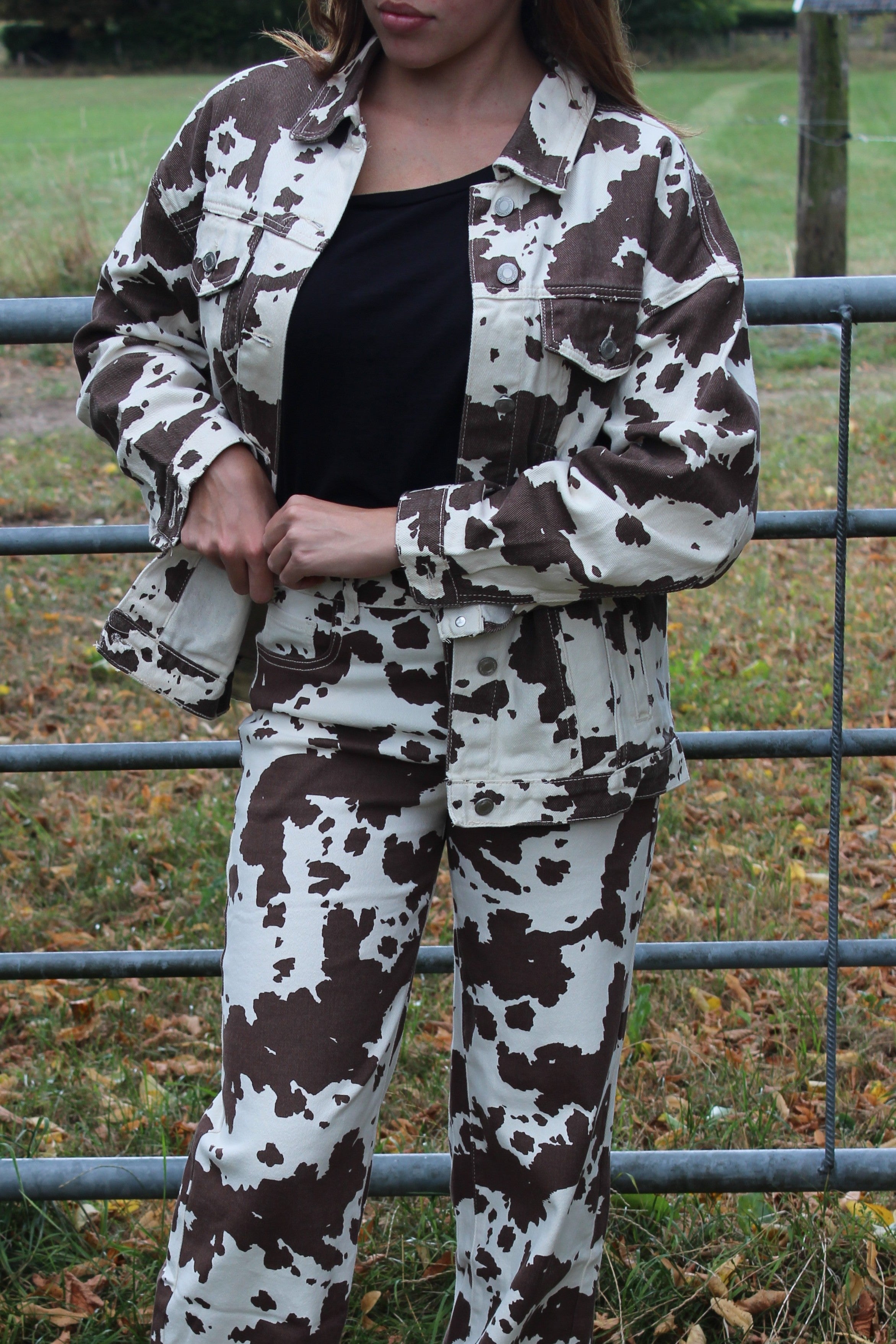 Cow Jacket Brown