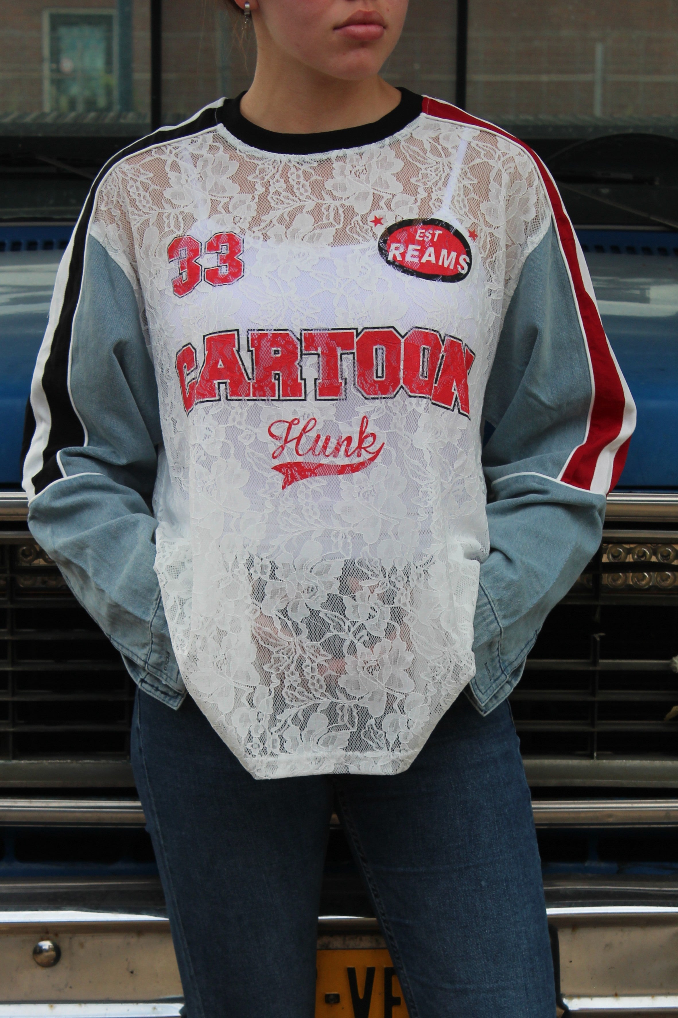 Baseball Top Kant White